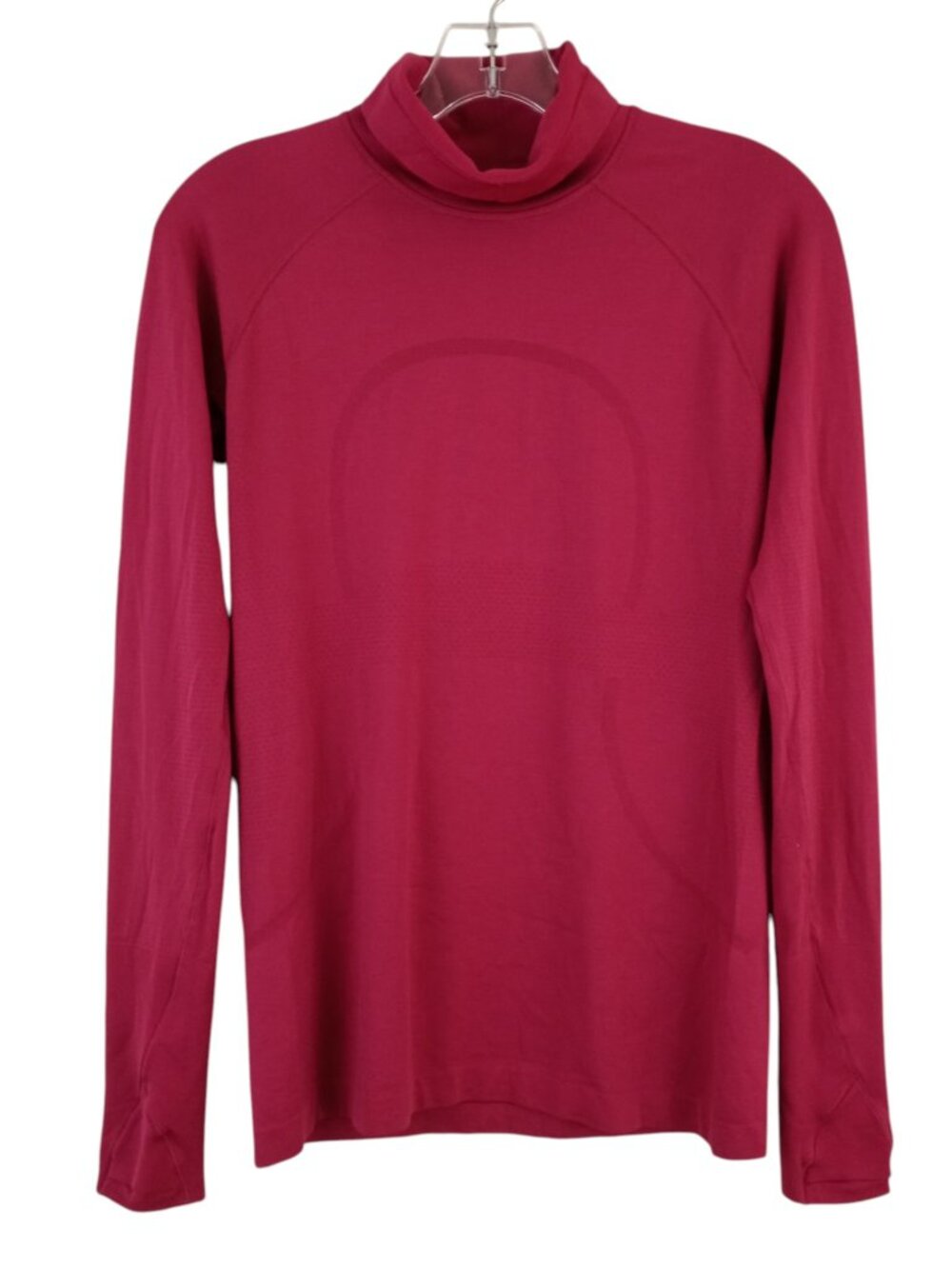Lululemon Swiftly Speed Turtleneck Violet Red Womens 8